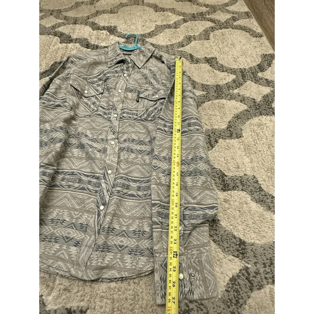 Outback‎ Trading Co Men's Lucas Long Sleeve Performance Shirt Grey XL - Picture 7 of 10